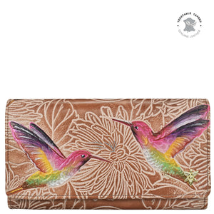 Wallet Accordion Flap Humming Bird