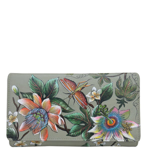 Wallet Three Fold Flowers