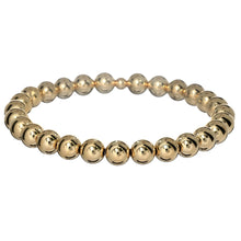 Load image into Gallery viewer, Ball Beads Gold 7MM
