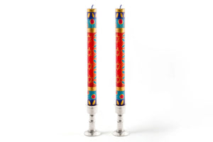 Taper Candles Pair Judaica