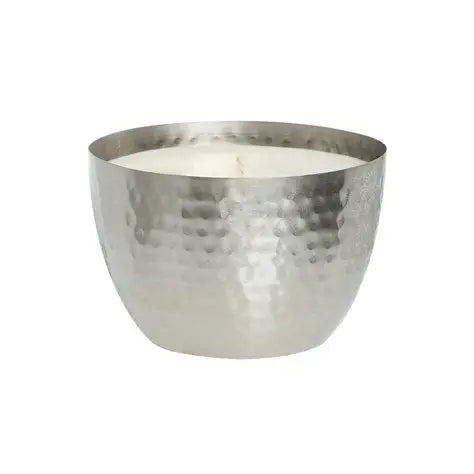 Candle Silver Oval Winter Wonderland