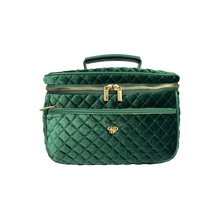 Load image into Gallery viewer, Train Case Emerald Velvet
