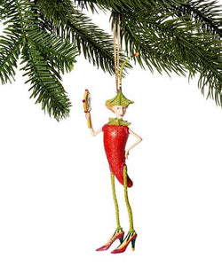 Patience Brewster Chili Pepper Ornament