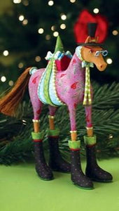 Patience Brewster "Marcel Horse" Christmas Ornament