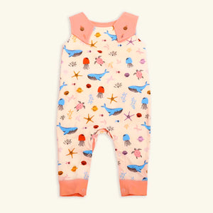 Ocean Sleeveless Romper 3-6mo