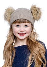 Load image into Gallery viewer, Toddler Double Pom Beanie
