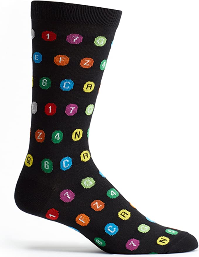 Men's MTA Subway Route Symbols Sock