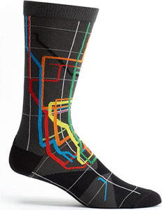 MTA Vignelli Diagram Subway Sock