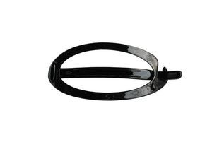 Oval French Hair Slide-Blush-Black-Light Blue-Tokyo Brun