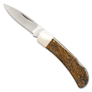 Fossilized Woolly Mammoth Bone Pocket Knife