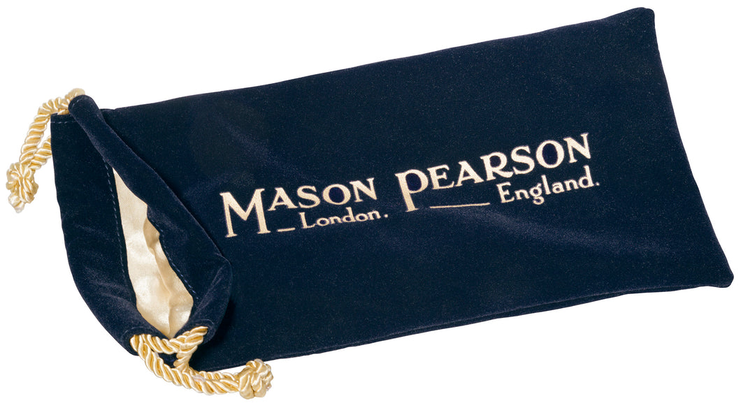 Mason Pearson Blue Velvet Drawstring Pouch