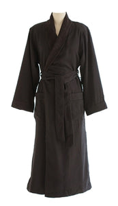 Micro Plush Charcoal Robe