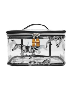 Head Case Zebra Clear