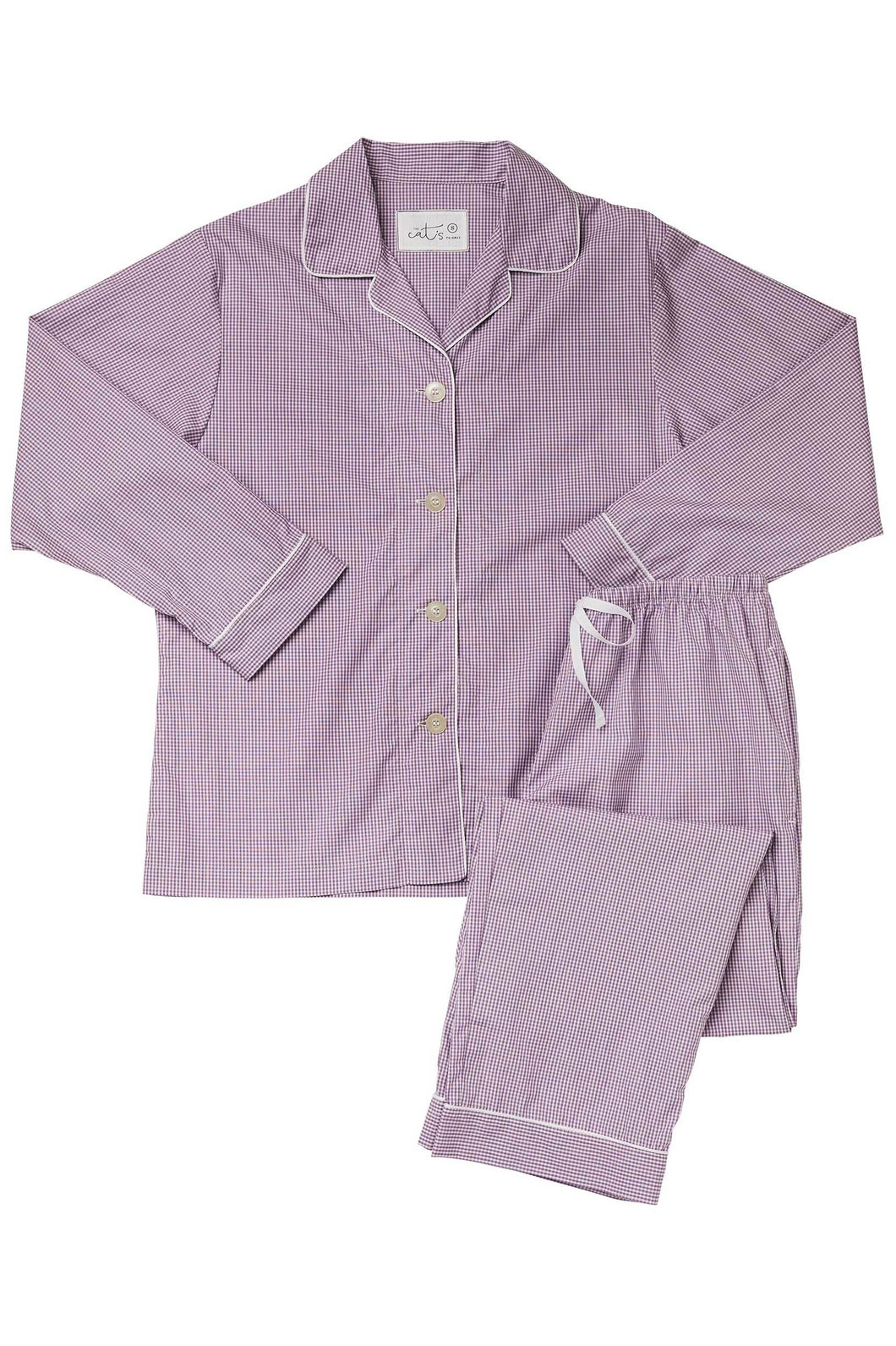 Lavender Check Luxe PJ