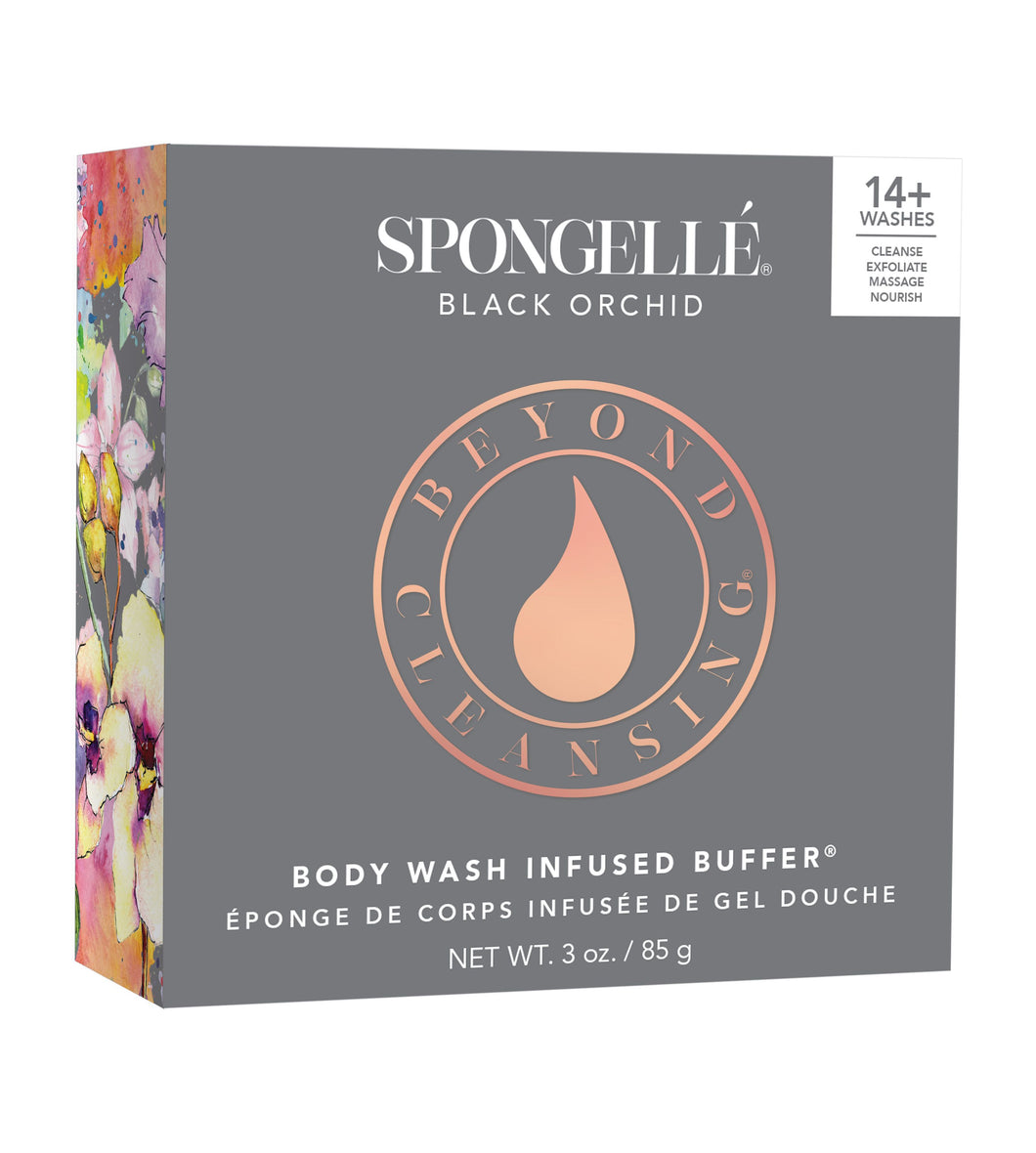 Spongelle Boxed Flower Black Orchid