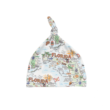 Florida Map Baby Hat- Pima