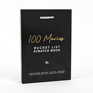 Bucket List Scratch Book - Movie Edition