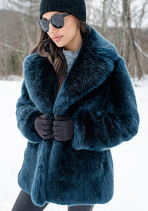 Couture Notch Collar Coat