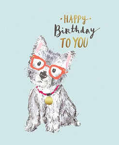 Calypso Cards - Pup in Glasses